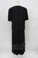 画像2: KANEKO ISAO / プリーツセットアップ  クロ T-26-03-16-019-EL-OP-OW-ZT647 (2)