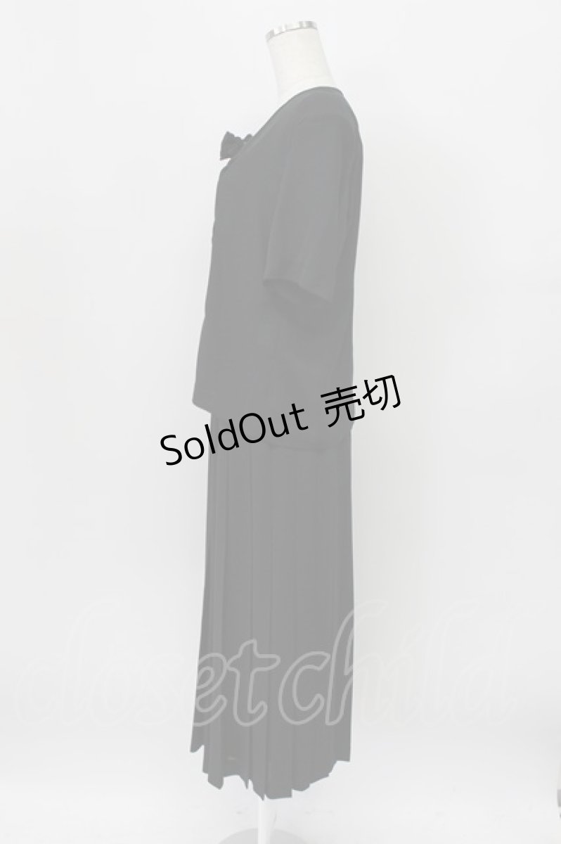 画像3: KANEKO ISAO / プリーツセットアップ  クロ T-26-03-16-019-EL-OP-OW-ZT647 (3)