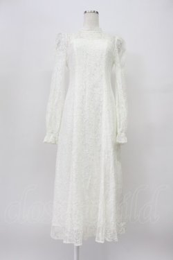 画像1: EATME / レースワンピ-ス S ホワイト T-26-03-16-020-LO-OP-SA-ZT