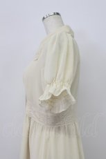 画像4: EATME / 薔薇ボタン半袖シフォンロングワンピース S アイボリー T-26-03-16-021-LO-OP-SA-ZT648 (4)