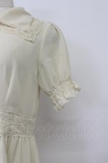 画像5: EATME / 薔薇ボタン半袖シフォンロングワンピース S アイボリー T-26-03-16-021-LO-OP-SA-ZT648 (5)