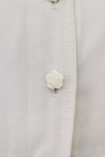 画像7: EATME / 薔薇ボタン半袖シフォンロングワンピース S アイボリー T-26-03-16-021-LO-OP-SA-ZT648 (7)