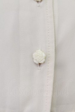 画像7: EATME / 薔薇ボタン半袖シフォンロングワンピース S アイボリー T-26-03-16-021-LO-OP-SA-ZT