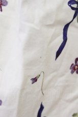 画像3: KANEKO ISAO / すみれブーケ柄ワンピース  アイボリー T-26-03-16-022-EL-OP-OW-ZT (3)