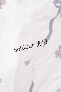 画像3: KANEKO ISAO / すみれブーケ柄ワンピース  アイボリー T-26-03-16-022-EL-OP-OW-ZT