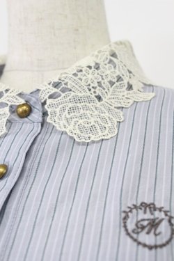 画像7: m petit by misako / ストライプワンピース S サックス T-26-03-16-023-LO-OP-SA-ZT