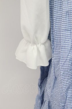 画像3: marcHenTica / プティリリー・ミルフィーユワンピース  青Ｘ白 T-26-03-16-024-LO-OP-SA-ZT