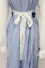 画像4: marcHenTica / プティリリー・ミルフィーユワンピース  青Ｘ白 T-26-03-16-024-LO-OP-SA-ZT648 (4)