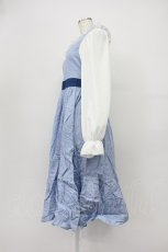 画像5: marcHenTica / プティリリー・ミルフィーユワンピース  青Ｘ白 T-26-03-16-024-LO-OP-SA-ZT648 (5)