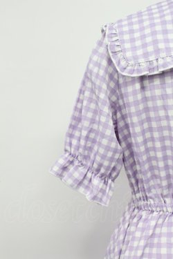 画像3: m petit by misako / TT*Mギンガムチェック半袖ワンピース S ラベンダー T-26-03-16-025-LO-OP-SA-ZT