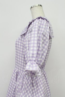 画像6: m petit by misako / TT*Mギンガムチェック半袖ワンピース S ラベンダー T-26-03-16-025-LO-OP-SA-ZT
