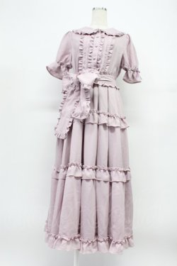 画像1: axes femme kawaii / ロマンティックフリルワンピ M ピンク T-26-03-16-027-AX-OP-SA-ZT