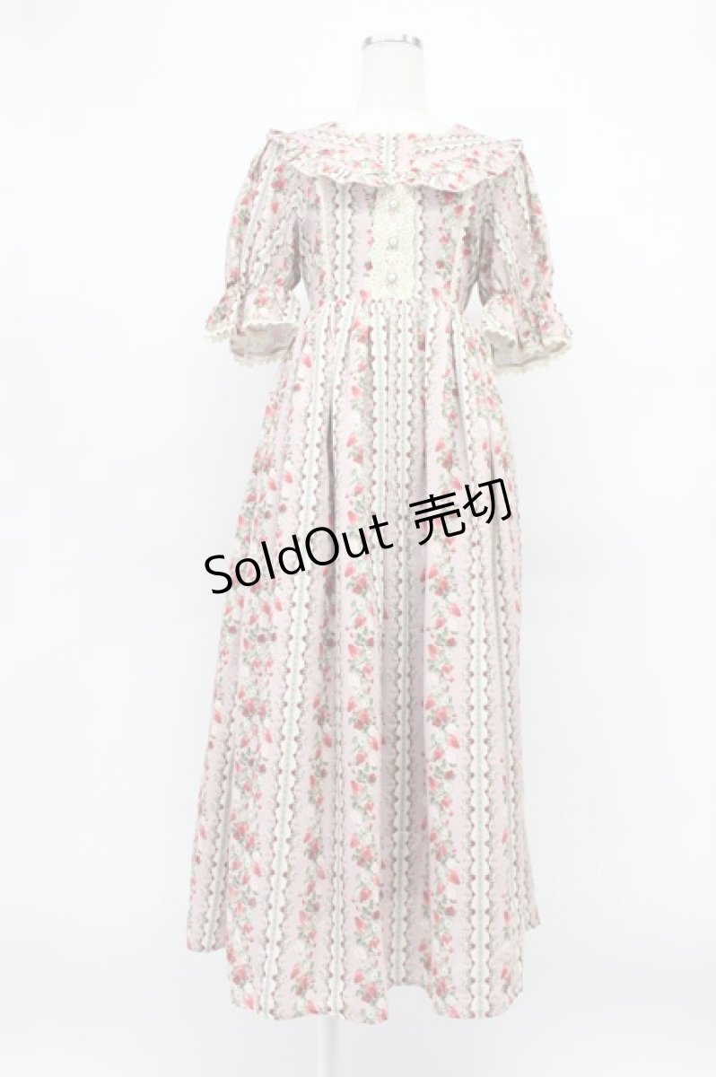 画像1: axes femme kawaii / ローズベリーガーデンワンピース M ピンク T-26-03-16-028-AX-OP-SA-ZH (1)