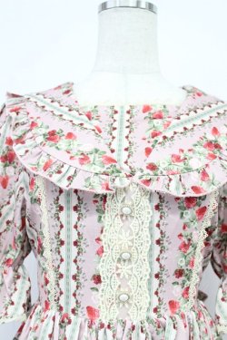 画像8: axes femme kawaii / ローズベリーガーデンワンピース M ピンク T-26-03-16-028-AX-OP-SA-ZT