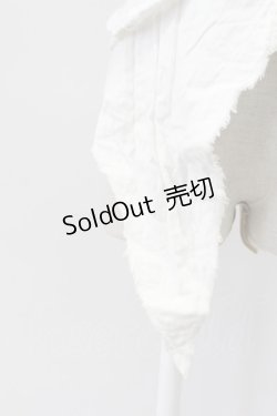 画像7: BPN FOR MEN / 肋骨風ノースリーブガーゼシャツ M ホワイト T-26-03-16-003-GO-BL-SA-ZT