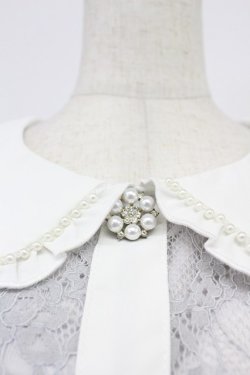 画像6: evelyn / パール襟レースワンピース  グレー T-26-03-16-029-LO-OP-SA-ZT