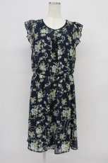 画像1: axes femme / 花柄ワンピース  ネイビー T-26-03-16-030-AX-BL-IG-ZT648 (1)