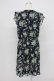 画像2: axes femme / 花柄ワンピース  ネイビー T-26-03-16-030-AX-BL-IG-ZT (2)