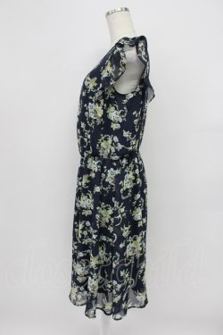 画像3: axes femme / 花柄ワンピース  ネイビー T-26-03-16-030-AX-BL-IG-ZT