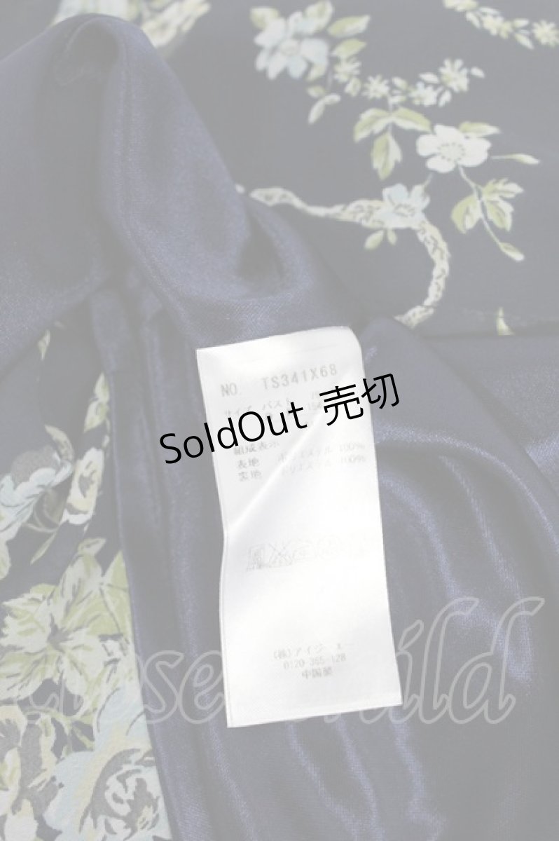 画像4: axes femme / 花柄ワンピース  ネイビー T-26-03-16-030-AX-BL-IG-ZT648 (4)