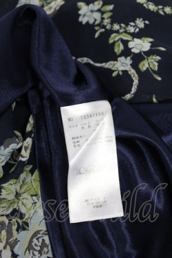 画像4: axes femme / 花柄ワンピース  ネイビー T-26-03-16-030-AX-BL-IG-ZT