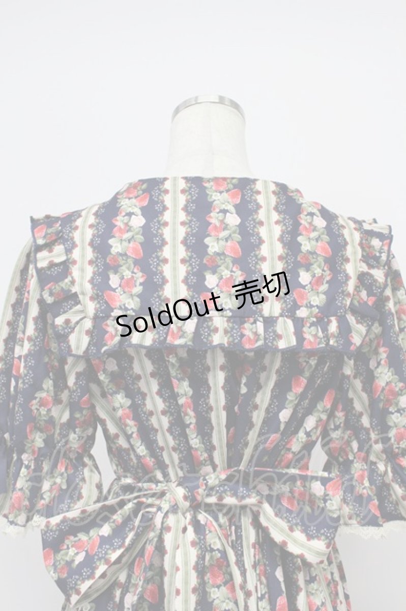 画像5: axes femme kawaii / ローズベリーガーデンワンピース M ネイビー T-26-03-16-031-AX-OP-SA-ZH (5)