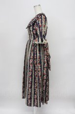 画像6: axes femme kawaii / ローズベリーガーデンワンピース M ネイビー T-26-03-16-031-AX-OP-SA-ZH (6)