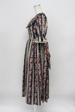 画像6: axes femme kawaii / ローズベリーガーデンワンピース M ネイビー T-26-03-16-031-AX-OP-SA-ZT