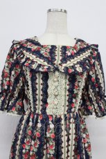 画像7: axes femme kawaii / ローズベリーガーデンワンピース M ネイビー T-26-03-16-031-AX-OP-SA-ZH (7)