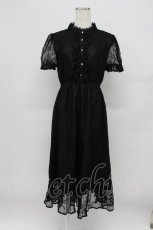 画像1: evelyn / ハートボタンレースワンピース  黒 T-26-03-16-033-LO-OP-SA-ZT (1)