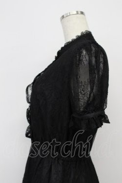 画像4: evelyn / ハートボタンレースワンピース  黒 T-26-03-16-033-LO-OP-SA-ZT