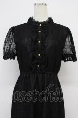 画像7: evelyn / ハートボタンレースワンピース  黒 T-26-03-16-033-LO-OP-SA-ZT (7)