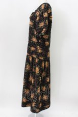 画像3: KANEKO ISAO / フルーツかご柄たくし上げワンピース  クロ T-26-03-16-034-EL-OP-OW-ZT648 (3)