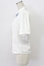 画像3: an another angelus / フォールリーフカットワークボウタイブラウス【洗える】  オフホワイト T-26-03-16-004-CA-BL-SA-ZT647 (3)