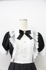 画像8: Pina sweetcollection / ローズジャガードワンピース  黒Ｘ白 T-26-03-16-038-LO-OP-SA-ZT648 (8)