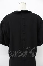 画像3: KANEKO ISAO / フリルリボン使いワンピース  クロ T-26-03-16-039-EL-OP-OW-ZT (3)