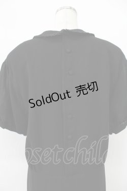 画像3: KANEKO ISAO / フリルリボン使いワンピース  クロ T-26-03-16-039-EL-OP-OW-ZT