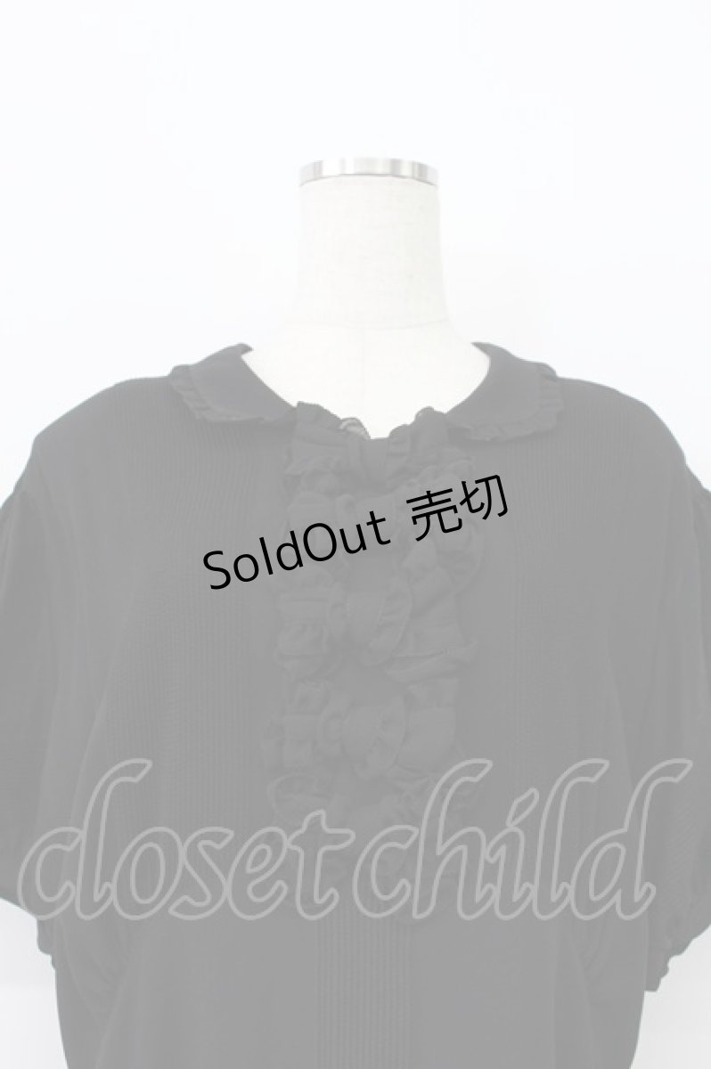 画像5: KANEKO ISAO / フリルリボン使いワンピース  クロ T-26-03-16-039-EL-OP-OW-ZT (5)