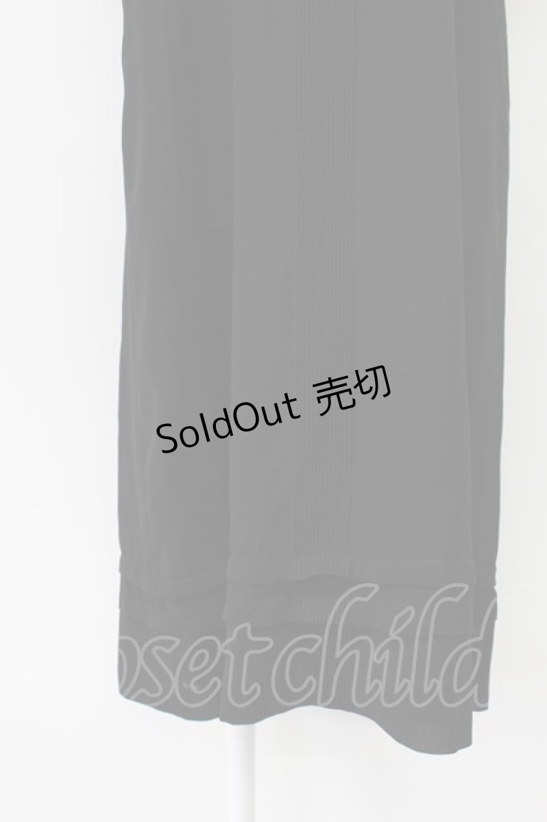 画像7: KANEKO ISAO / フリルリボン使いワンピース  クロ T-26-03-16-039-EL-OP-OW-ZT (7)