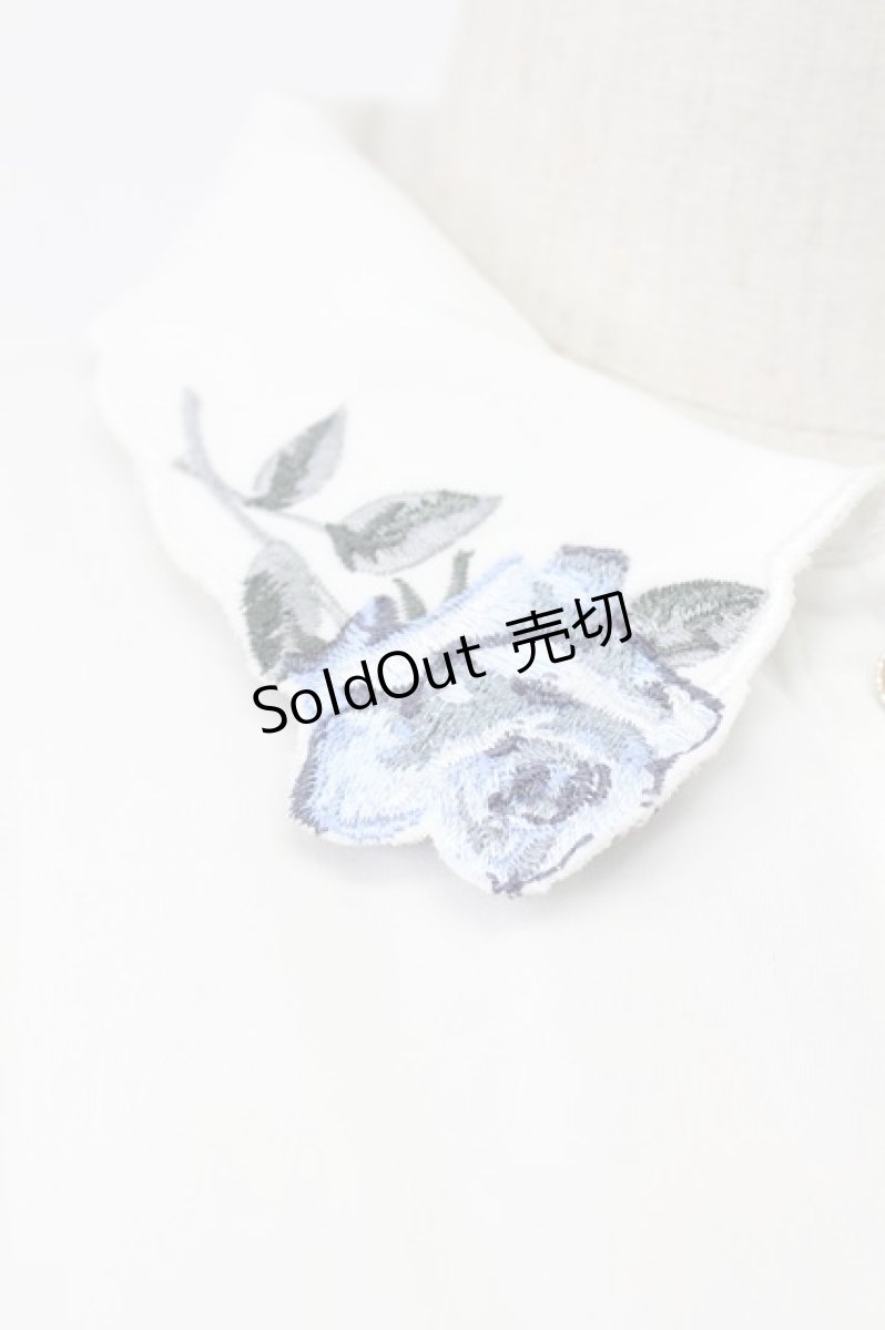 画像6: an another angelus / フォールリーフカットワークボウタイブラウス【洗える】  オフホワイト T-26-03-16-004-CA-BL-SA-ZT647 (6)