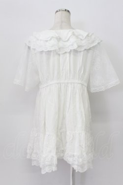 画像2: axes femme / ボリュームフリルチュニック  ホワイト T-26-03-16-040-AX-TO-SA-ZT