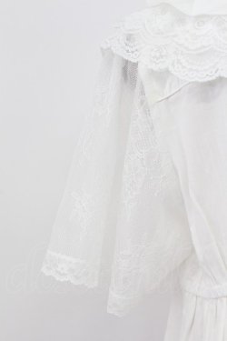 画像4: axes femme / ボリュームフリルチュニック  ホワイト T-26-03-16-040-AX-TO-SA-ZT