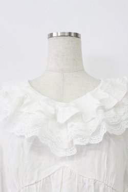 画像6: axes femme / ボリュームフリルチュニック  ホワイト T-26-03-16-040-AX-TO-SA-ZT