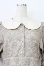 画像5: m petit by misako / NINA’Sコラボトワルドジュイワンピース M ベージュ T-26-03-16-041-LO-OP-SA-ZT648 (5)