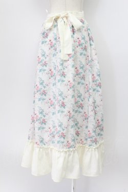 画像2: Kurumi Collaboration / グレイスフルコルセット風ロングスカート M 白 T-26-03-16-044-GO-SK-SA-ZT