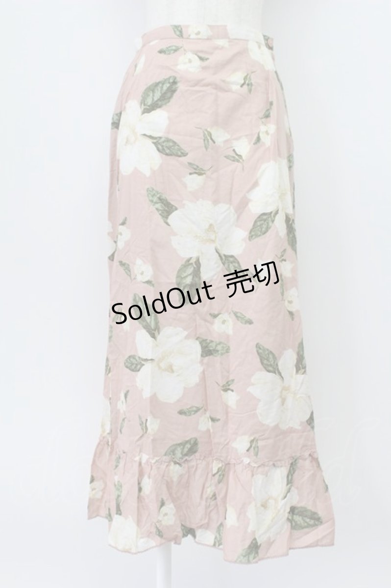 画像1: KANEKO ISAO / フラワーロングスカート  ピンク T-26-03-16-045-EL-SK-IG-ZT (1)