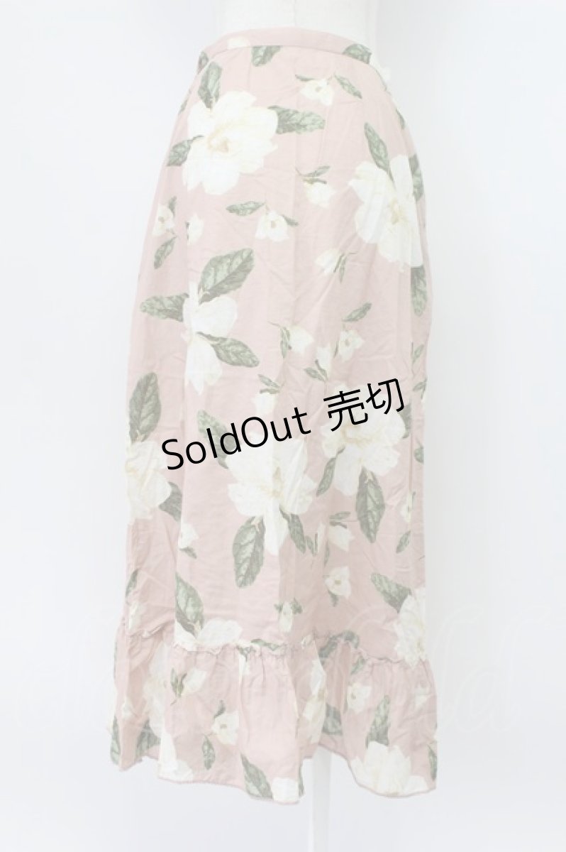 画像2: KANEKO ISAO / フラワーロングスカート  ピンク T-26-03-16-045-EL-SK-IG-ZT (2)