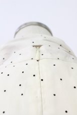 画像4: An MILLE / ドット半袖ボウタイブラウス  アイボリー T-26-03-16-006-EL-BL-SA-ZT647 (4)