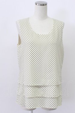 画像1: INGEBORG / ノースリーブトップス  アイボリー T-26-03-16-007-LO-TO-SZ-ZT