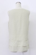 画像2: INGEBORG / ノースリーブトップス  アイボリー T-26-03-16-007-LO-TO-SZ-ZT647 (2)